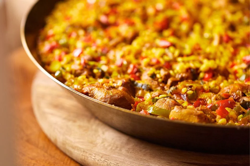 Saffron Twilight Paella: Elevate Your Dining Experience with Exotic Flavors!