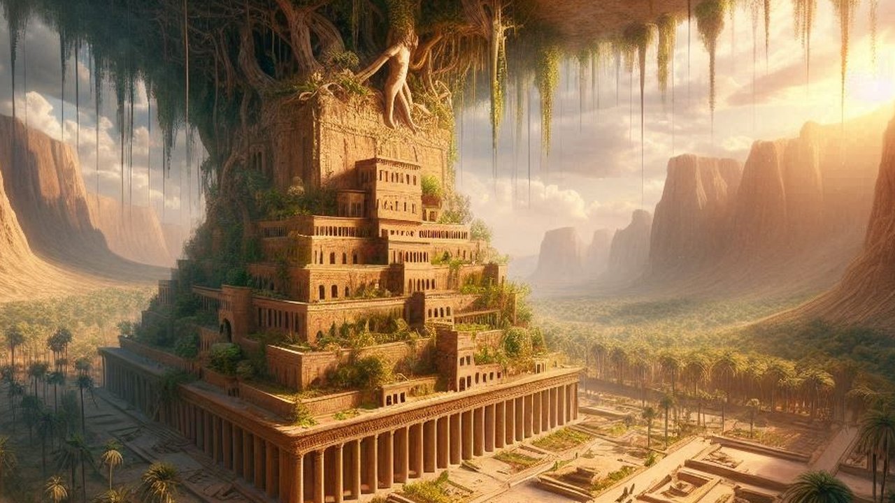 Taman Gantung Babilonia Keajaiban Abadi Menyusuri